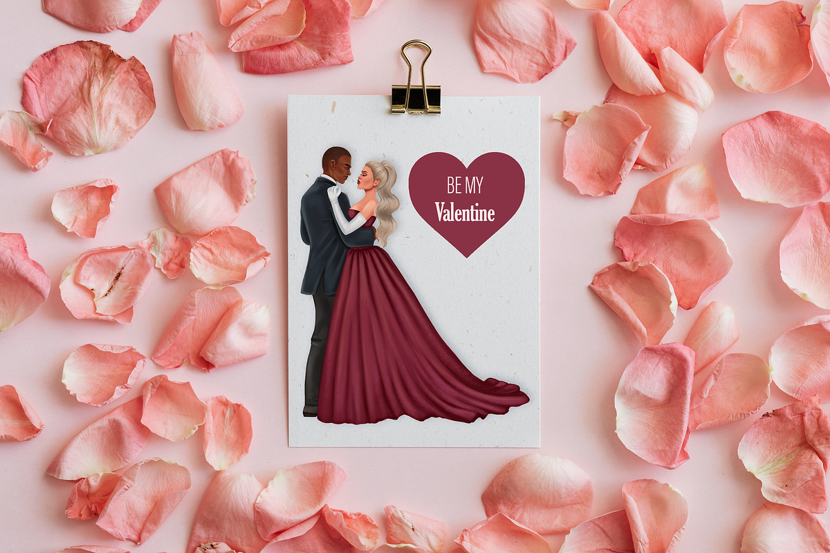 Love couple clipart, an Illustration by Illustrator Space (Photo 9 of 10)