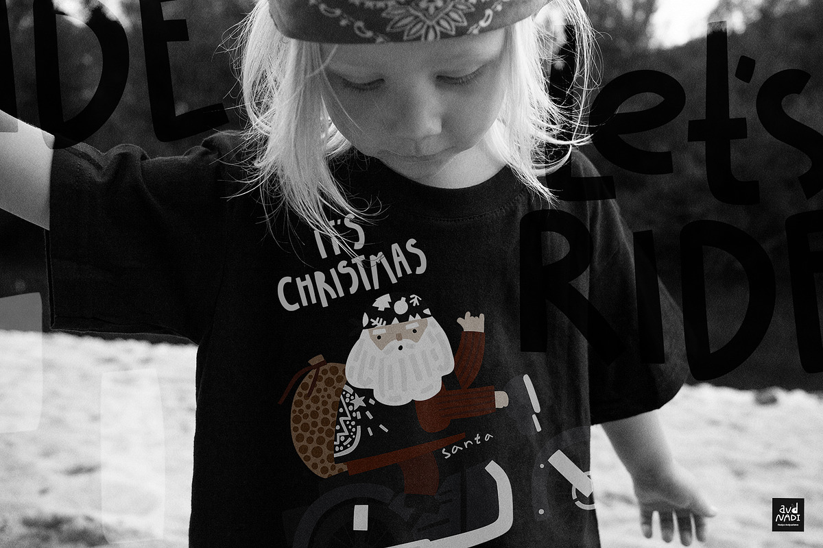It's Christmas - Let's Ride, a Seasonal Illustration by avdnadi (Photo 4 of 9)