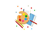 Art Palette & Phone Clipart, an Object Graphic by Designs_River (Thumbnail 13 of 16)
