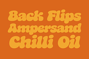 Mamboe; Bold 70s Display Font, a Sans Serif Font by Eko Bimantara (Thumbnail 6 of 8)