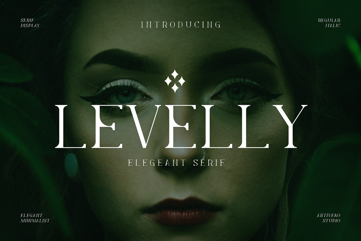 Levelly Luxury Premium Serif Font, a Serif Font by Artiveko (Photo 1 of 9)