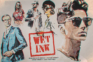 Wet Ink Photo Effect, an Action Add-On by Amorjesu.com