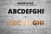 Wood Style Vector Textures, a Palette Add-On by Graphic Ghost (Thumbnail 3 of 4)