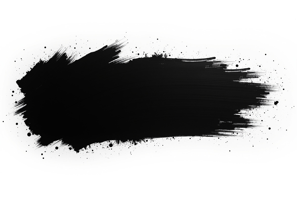 Black Brush Stroke Bundle, an Illustration by Gaye Art (Photo 19 of 21)
