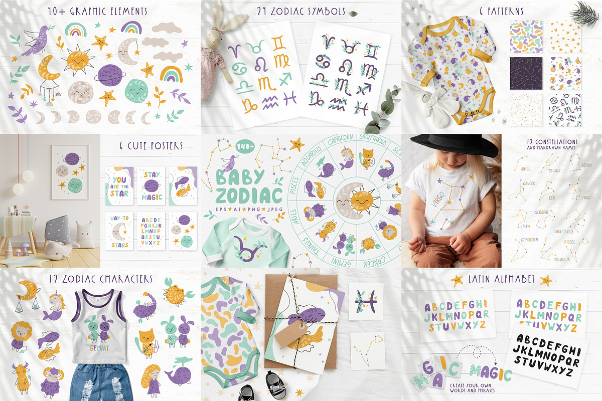 Cute Kids BUNDLE baby animals 80%OFF, an Animal Illustration by RinaKustova (Photo 4 of 10)
