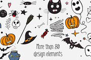 Halloween monsters clipart, a Graphic by ArtSpotVeronika (Thumbnail 4 of 10)
