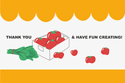 Local Market Poster Templates, a Food Illustration by Popova (Thumbnail 6 of 6)