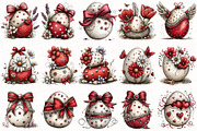 Whimsical Easter Egg Clipart, an Illustration by OK Design (Thumbnail 3 of 6)