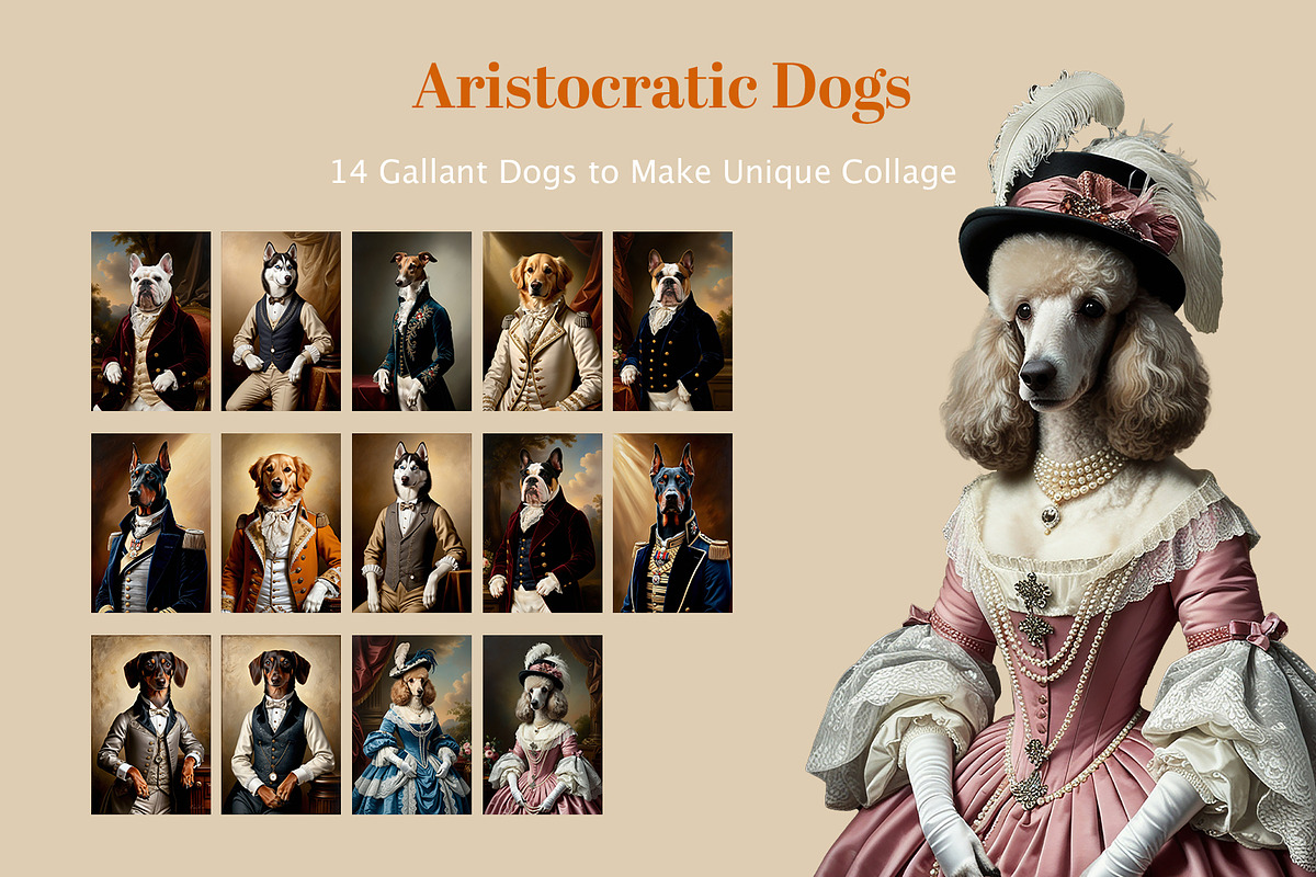 Aristocratic Vintage Collection, an Animal Illustration by Flo Sacred Art (Photo 7 of 10)