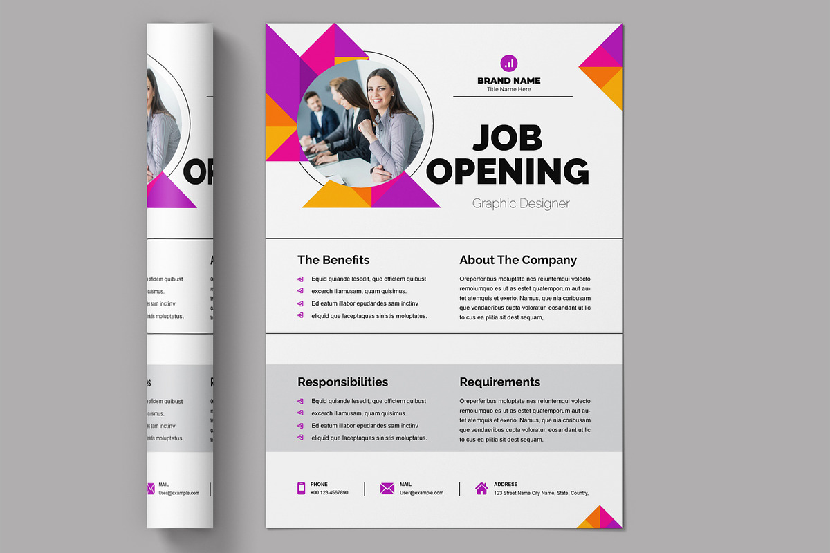 Job Vacancy Flyer Design, a Flyer Template by ContestDesign (Photo 3 of 3)