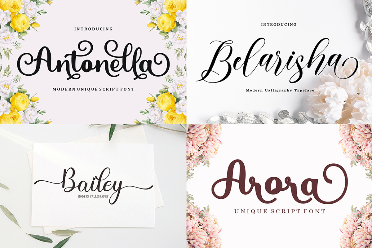 Super Big - Collection Font Bundle, a Script Font by Bosstype Studio (Photo 12 of 12)