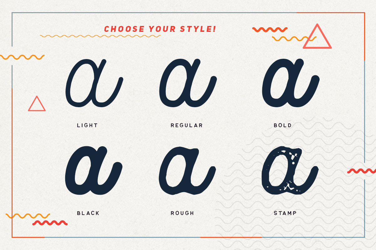 Kingbirds - 6 Styles Monoline Script preview 2