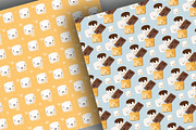 Cute Smore's digital paper pack, a Pattern Graphic by designloverstudio (Thumbnail 7 of 7)