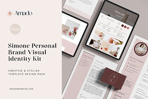 Simone Canva Logo & Brand Kit
