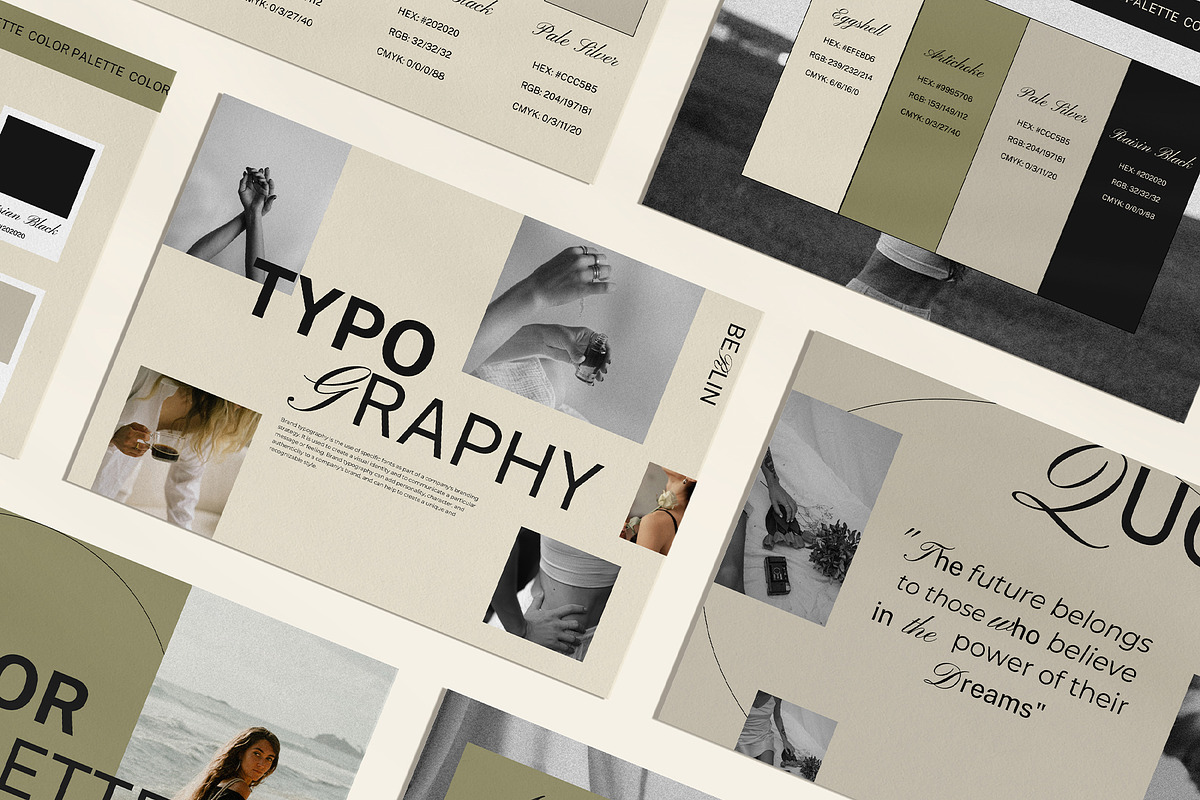 BERLIN Brand Guidelines Template, a Branding & Logo Template by Amaré Creative (Photo 8 of 13)
