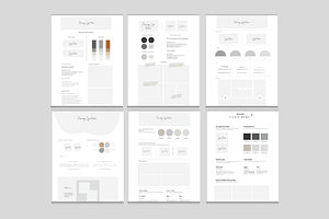 6 Mini Brand Board Templates