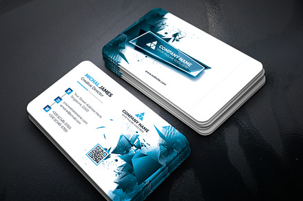 Business Card, a Business Card Template by Curve Design