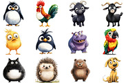 Quirky Funny Animals Sublimation, an Illustration by Designworld (Thumbnail 3 of 6)