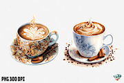 Hot Coffee Watercolor, an Illustration by Gemstone (Thumbnail 6 of 12)