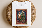 Vintage Christmas Stamps PNG Bundle, a Transportation Illustration by Digital Artistic99 (Thumbnail 7 of 9)
