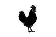 Rooster Chicken Silhouette Vector Bu, an Illustration by Designs_River (Thumbnail 33 of 51)