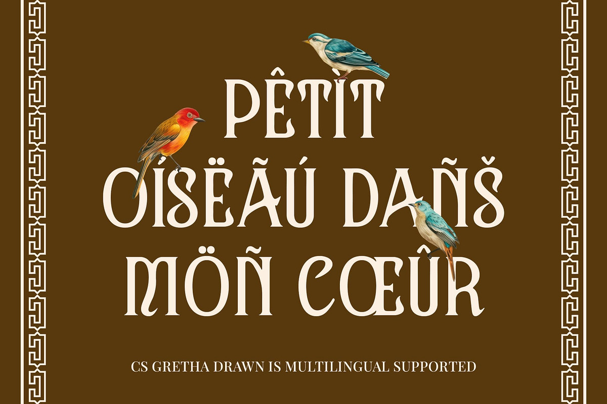 CS Gretha Drawn, a Serif Font by Craft Supply Co. (Photo 4 of 8)