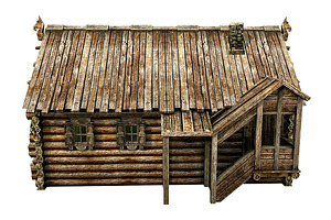 Wooden Village House