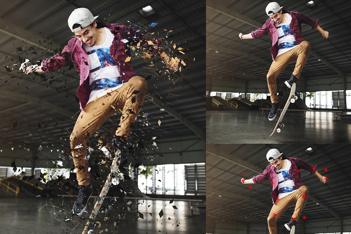 Blast Dispersion Photoshop Action, an Action Add-On by MRI STUDIO (Photo 2 of 14)