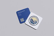 Square Business Card Mockup, a Product Mockup by Riel Concept (Thumbnail 5 of 5)