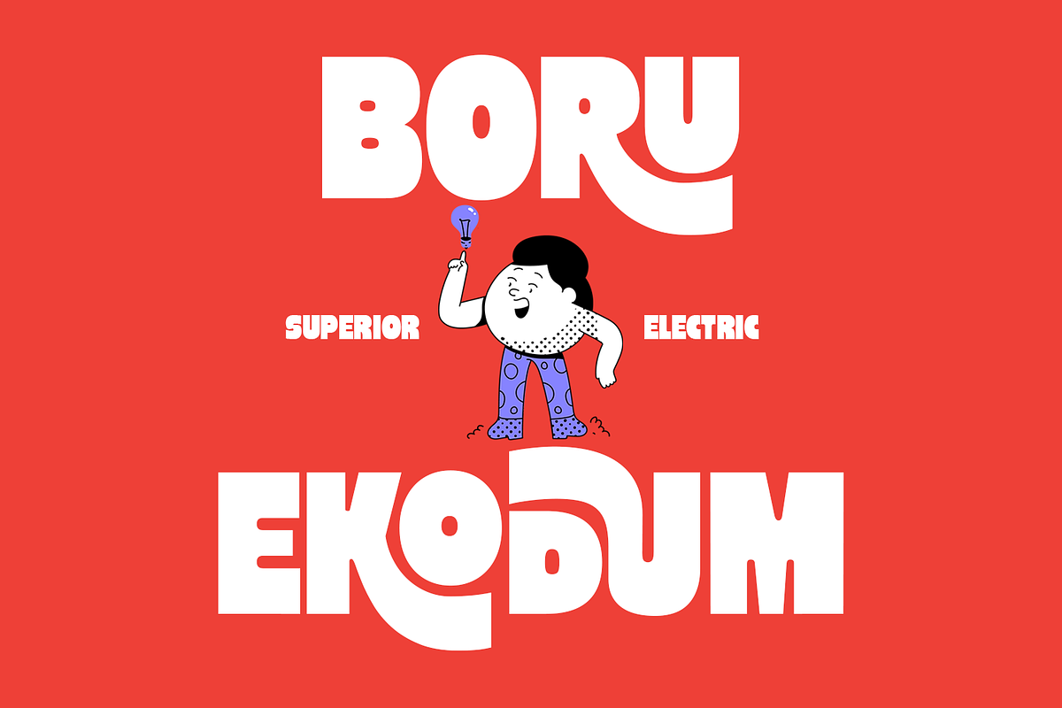 Flowy psyche, a Sans Serif Font by Wildan Type (Photo 3 of 8)