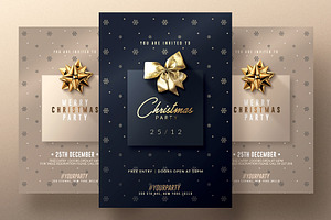 2 Classy Christmas | Psd Invitations, an Invitation Template by Rome B Creation