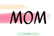 MOM, a Font by MyFontsShop (Thumbnail 1 of 5)