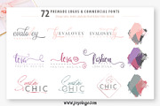 Ladyholic Premade Logo Branding Pack, a Branding & Logo Template by joyologo (Thumbnail 8 of 17)