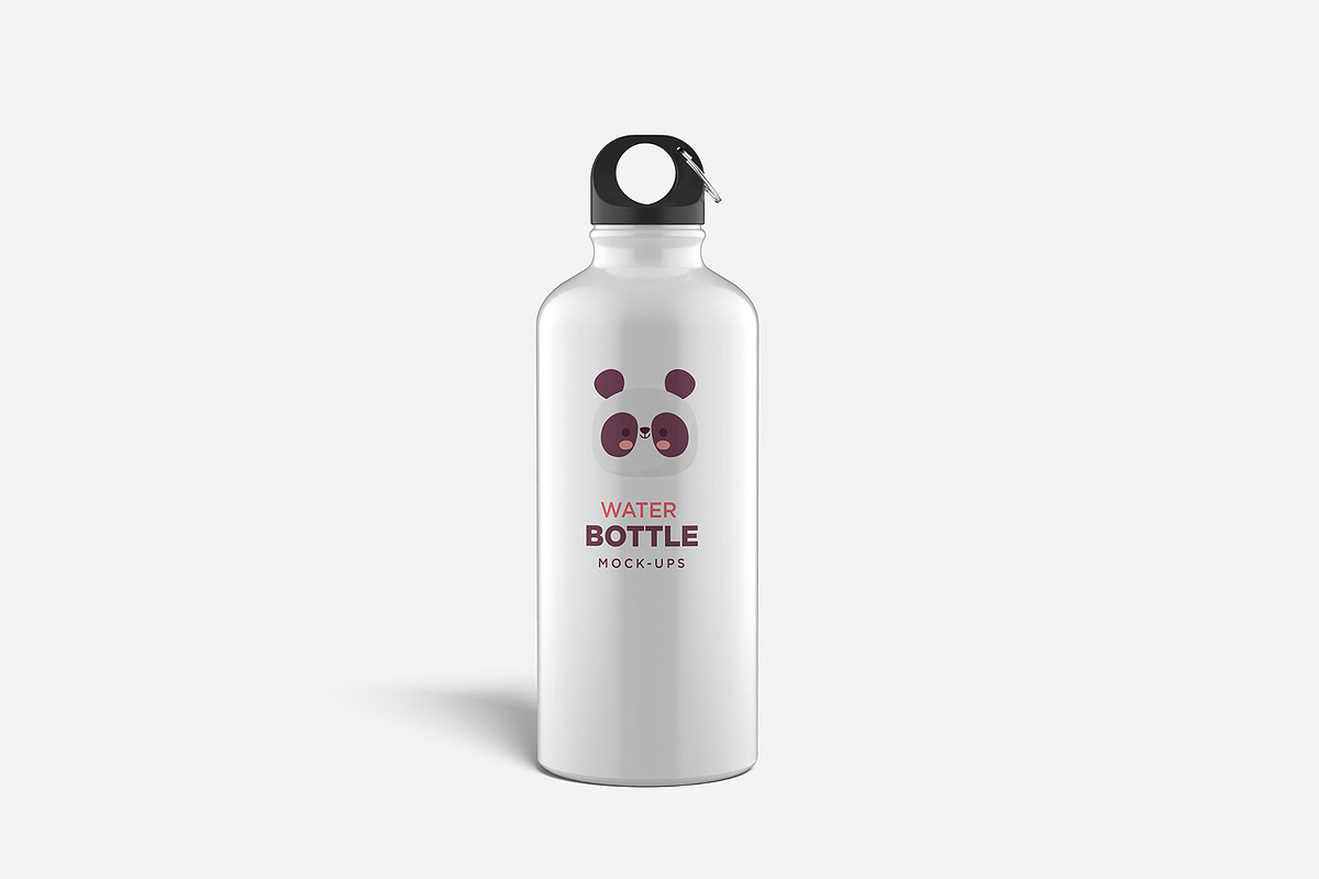Water Bottle Mock-up, a Packaging Mockup by AlkStudio (Photo 3 of 7)