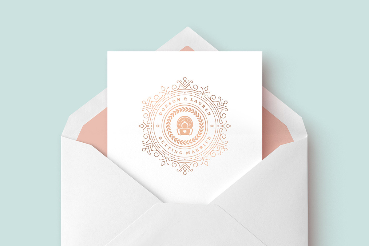 18 Wedding Logos and Badges, a Branding & Logo Template by Vasya Kobelev (Photo 10 of 15)