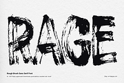 Rage | Rough Brush Sans Serif Font, a Sans Serif Font by Ardana Creative (Thumbnail 1 of 15)