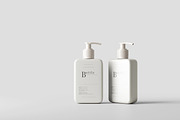 Square Pump Bottle Mockup, a Cups & Container Mockup by pmvch (Thumbnail 3 of 10)