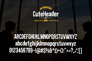 Cute Header Display Font, a Script Font by ContestDesign (Thumbnail 5 of 5)