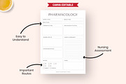 Canva Pharmacology Nursing PDF, a Stationery Template by Snapybiz (Thumbnail 3 of 11)