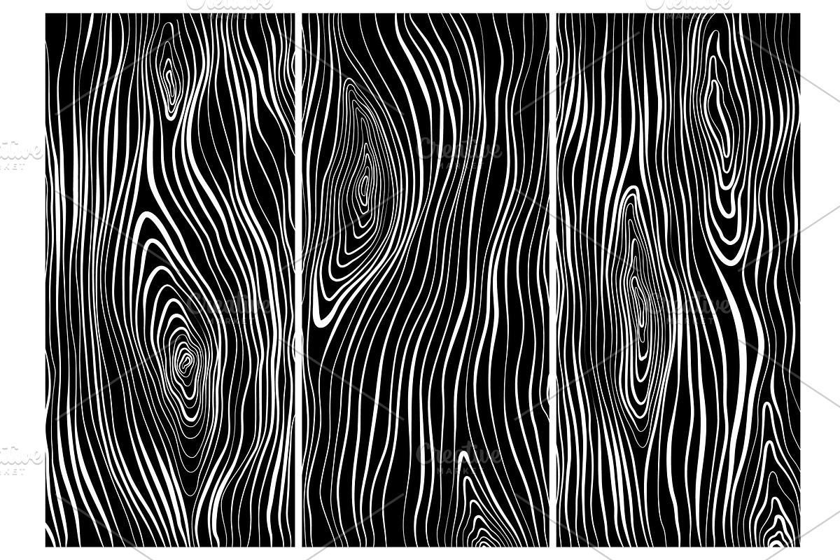 Wood texture. Clack wooden, a Texture Illustration by Things for designers