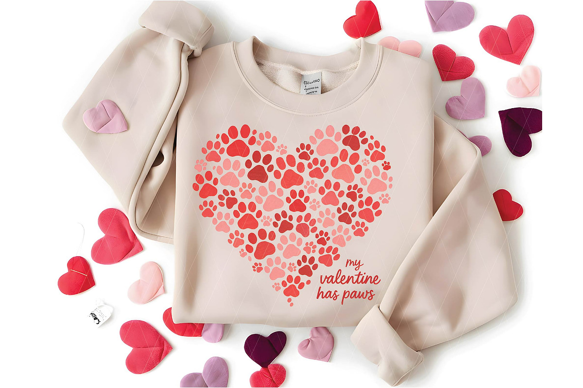 Valentine Paws PNG, an Illustration by DreamPrint404 (Photo 3 of 8)