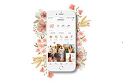 Watercolor Instagram Highlight Icons, an Illustration by beatriceviyiwi (Thumbnail 2 of 3)