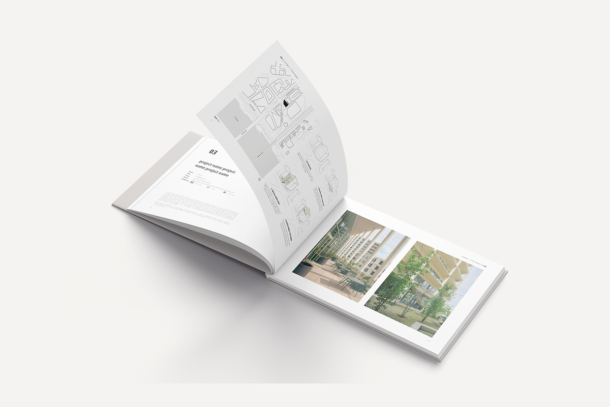 A4 Portfolio Template Canva, a Brochure Template by yesitisprintable (Photo 9 of 10)