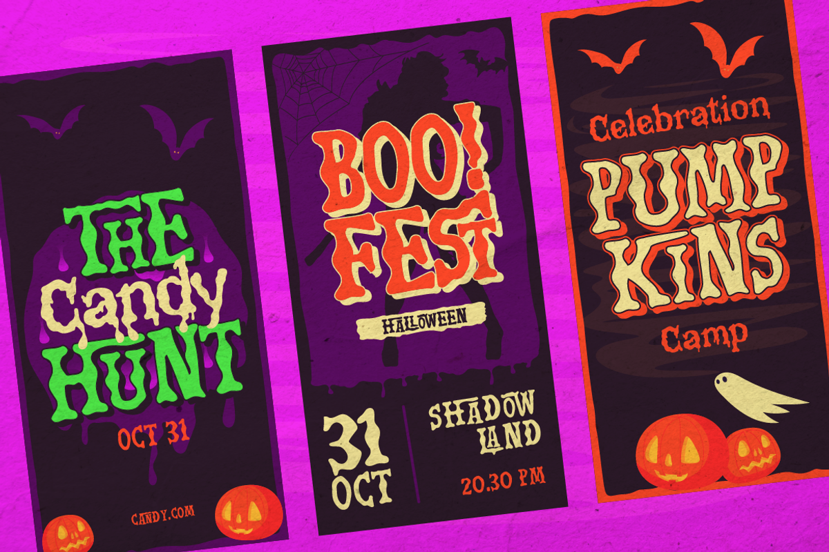 Flamor - Spooky Halloween Font, a Handwritten Font by Artisan Themes (Photo 6 of 11)