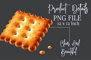 Cracker Watercolor Clipart, an Illustration by Rose Art (Thumbnail 7 of 7)