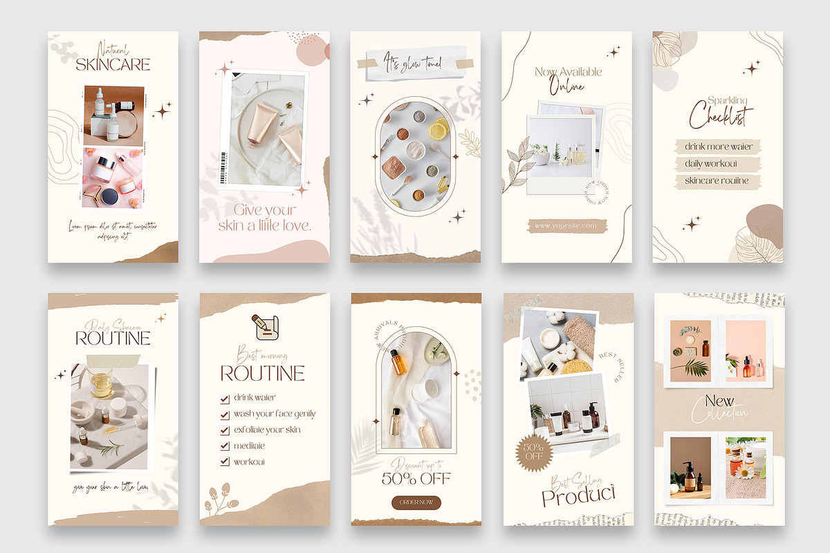 15 Instagram Stories Canva Template, a Social Media Template by Boinah Studio (Photo 7 of 7)