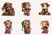 Hilarious Holiday Animal Characters, a Seasonal Illustration by CreationArt (Thumbnail 2 of 7)