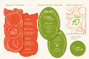 Peach summer wedding templates set, a Stationery Template by Garden in frame (Thumbnail 6 of 10)