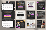 social media manager templates canva, a Templates & Theme by Elegant_Studio44 (Thumbnail 1 of 3)
