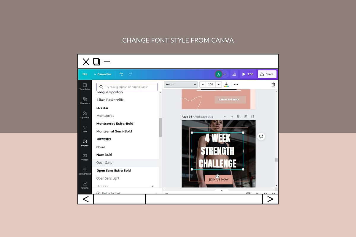 Fitness Coach Instagram Templates, a Social Media Template by Deepa Template Studio (Photo 15 of 18)